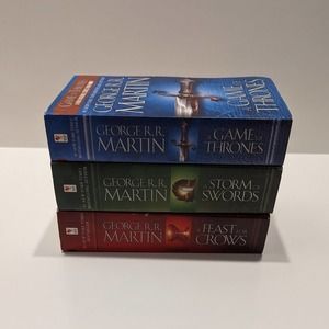 A Song Of Ice and Fire Book Lot (3 Paperback) [Books 1, 3, 4] - Game of Thrones